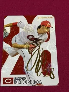 プロ野球チップス　2024 第1弾　S-04 床田寛樹　サイン入　広島東洋カープ