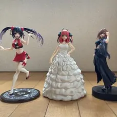 アニメ・ゲームのキャラクターフィギュア　3点セット