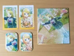 プロセカ 鏡音リン 缶バッジ エピカ 色紙