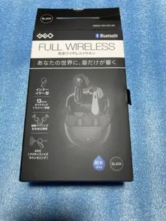 完全ワイヤレスイヤホン　　GRSKS-TWS KS12 BK