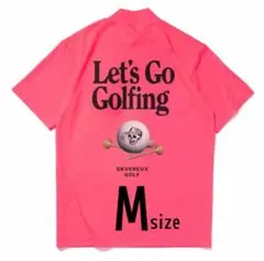 デヴァローゴルフ オーバーサイズ Mサイズ モックネック Tシャツ ピンク