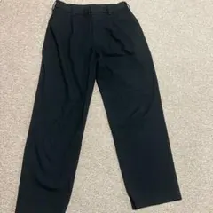 UNIQLOタックワイドパンツ黒