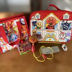 アンパンマン バッグ、ランチバッグとおもちゃセット