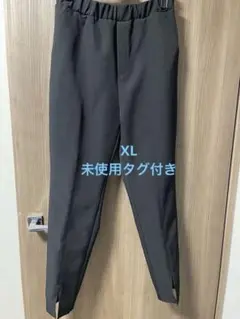 ブラック XL カジュアルパンツ ウエストゴム