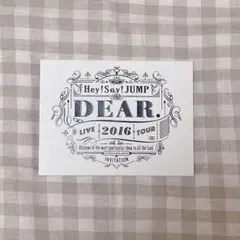 Hey! Say! JUMP DEAR. LIVEDVD(初回限定盤)
