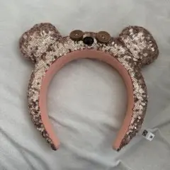 クマ耳スパンコールカチューシャ