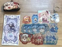 ラウンドワンコラボ 東方Project アクリルキーチェーン 2種セット