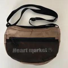 Heart market ショルダーバッグ ブラウンのサムネイル