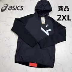 新品　アシックス ニットジャケット ハイブリッドフリースフルジップフーディー