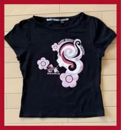 MARY QUANT LONDON 半袖Tシャツ ブラック
