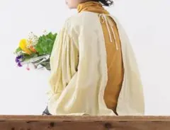 nest Robe リネン 長袖 ブラウス ベージュ 麻 ネストローブ - メルカリ