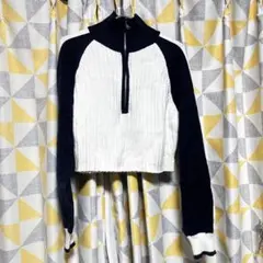 Dazy ハイネック クロップドニットセーター