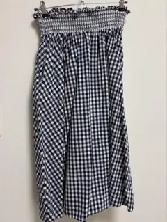 ZARA WOMAN ギンガムチェック フレアスカートのサムネイル
