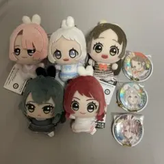 学園アイドルマスター ちびぐるみ GIGO限定 vol.1.2 5種＋缶バッジ