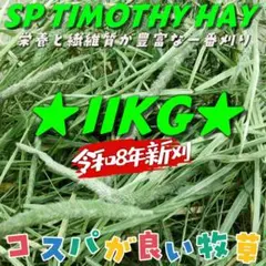 ★R8新刈 SPチモシー11kg 1番刈 ◼︎小動物 ペットフード 牧草 うさぎ