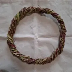 朝顔ツルリース(中①)　朝顔　リース　ハンドメイド