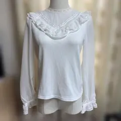 Secret Honey レース　フリル　カットソーのサムネイル