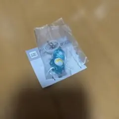 ケアベアめじるしアクセサリー　クリアマスコットチャーム　青