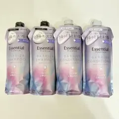 エッセンシャル プレミアム バリア シャンプー コンディショナー 詰替 4本