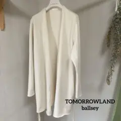 値下げ▶︎Ballsey TOMORROWLAND ロングカーディガン　白