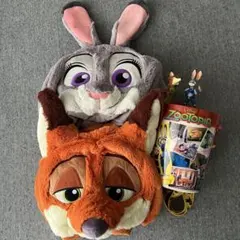 ズートピア　ジュディ　ニック　ファンキャップ　ポップコーンバゲット