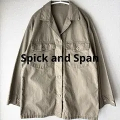 Spick＆ Span リップストップアーミーシャツブルゾン スピック＆スパン
