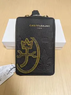 【新品未使用】カステルバジャック ボディバッグ ワンショルダー カヌレ ブラックのサムネイル