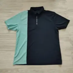 TaylorMade ゴルフシャツ О ネイビー/ミント