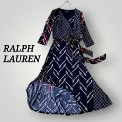 新品 ラルフローレン カシュクール ワンピース ドレス マキシ丈 ネイビー 黒L 楽天市場】カシュクール ワンピース（ブランドラルフローレン