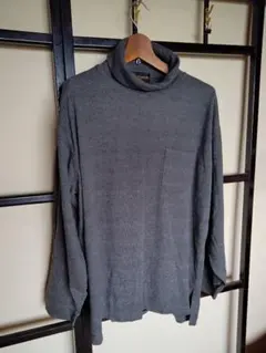 ビンテージ GIANNI VALENTINO グレー タートルネック Lのサムネイル
