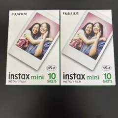 FUJIFILM instax mini インスタントフィルム 10枚入り2箱