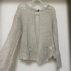 メッシュニット　カーディガン　MashuKashuのサムネイル