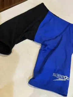 Speedo 競泳水着 メンズ ブルー ブラック FINA承認のサムネイル