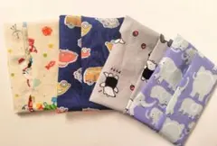 ハンドメイド　男の子用　ミニサイズ　ポケットティッシュケース　4枚　まとめ売り