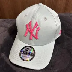 P*k様 ニューエラNYロゴ Light Blue&ピンク刺繍キャップ