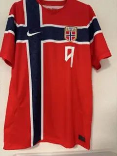 ノルウェー代表 2026 ユニフォーム #9 ハーランド S マーキング付き