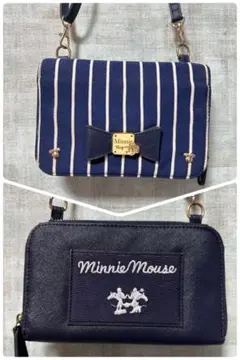 ミニー　ショルダーバッグ　財布　ディズニー　ミニーちゃん