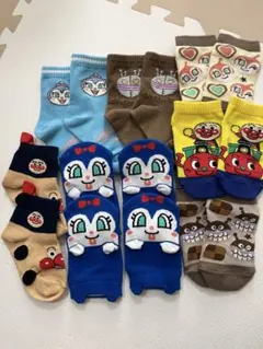 アンパンマンキッズ靴下 8足セット