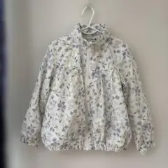 branshes 花柄パーカー 120サイズ　ホワイト