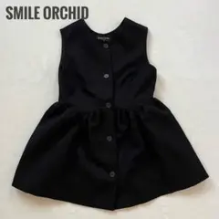 SMILE ORCHID ペプラムジレベスト　L ブラック