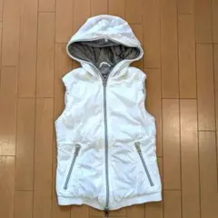美品 デュベティカ ダウンベスト 白 40 Mサイズ DUVETICA 22E