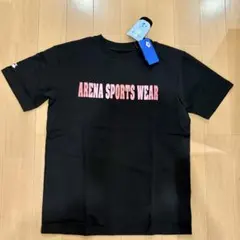アリーナ　半袖Tシャツ　ブラック　XLサイズ