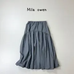 Mila owen ウエストゴムカーブティアードスカート サイズ1のサムネイル