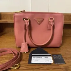 2025年最新】プラダ サフィアーノ 2WAY ピンクの人気アイテム - メルカリ