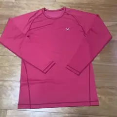 メンズ　ワコール　赤　長袖 トレーニングトップス LL