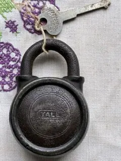 M1495 Antique 1900's YALE & TOWNE 南京錠 - メルカリ