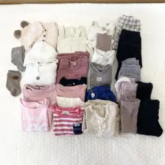 ベビー服まとめ売り 25点 80サイズ 秋冬春 トレーナー ズボン 保育園