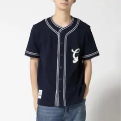 GAP ベースボールシャツ ネイビー S 半袖