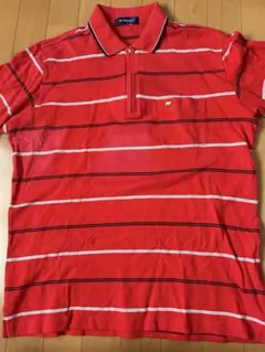 古着 Golden Bear ポロシャツ レッド LLサイズ
