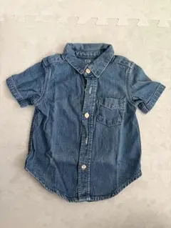 GAP デニム半袖シャツ 18-24ヶ月